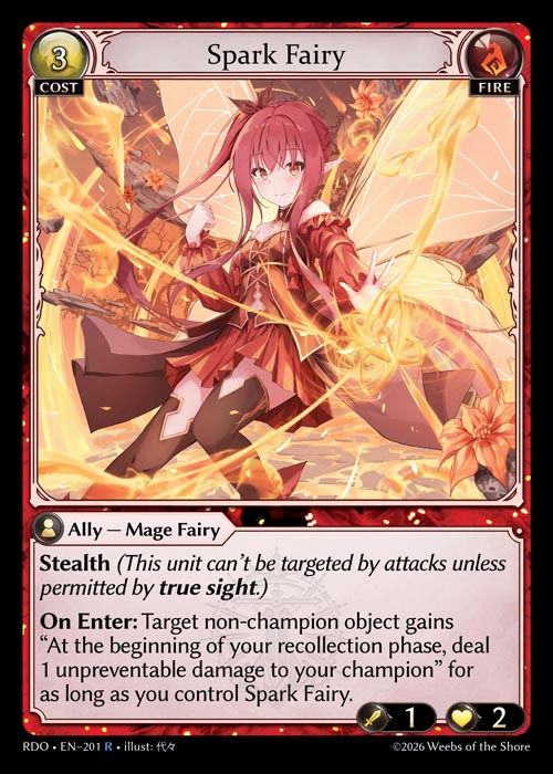 [Fire] Spark Fairy [RDO-201-R]