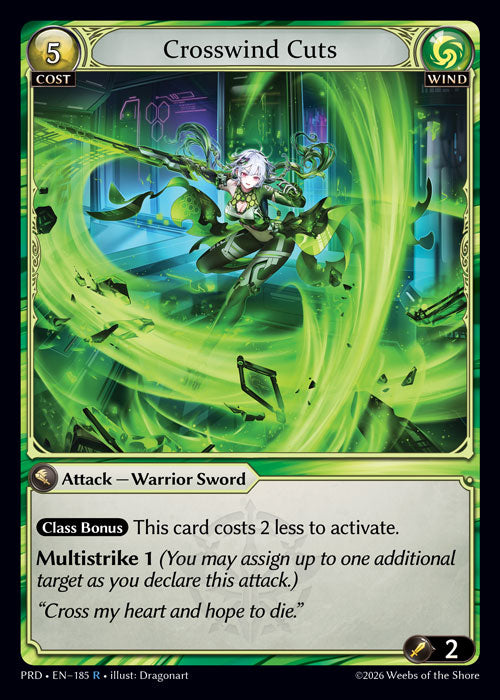 [Wind] Crosswind Cuts FOIL [PRD-185-R]