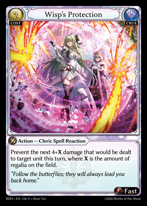 [Crux] Wisp's Protection FOIL [RDO-336-R]