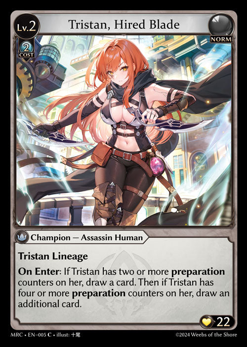 [Norm] Tristan, Hired Blade [MRC-005-C]