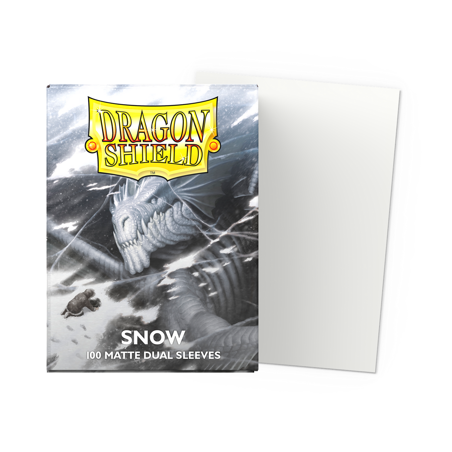 DRAGON SHIELD SNOW - MATTE DUAL SLEEVES