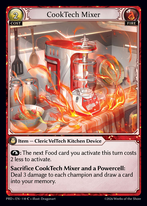 [Fire] CookTech Mixer [PRD-110-C]