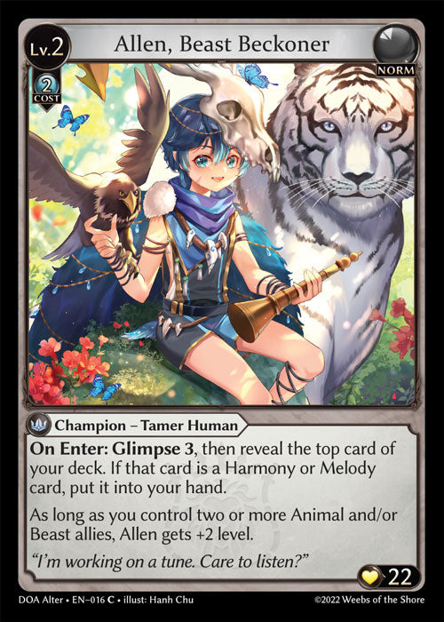 [Norm] Allen, Beast Beckoner [DOA Alter-016-C]