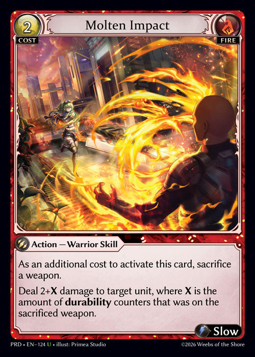 [Fire] Molten Impact [PRD-124-U]