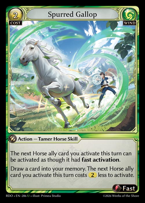 [Wind] Spurred Gallop FOIL [RDO-286-U]
