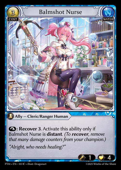 [Water] Balmshot Nurse FOIL [PTM-103-C]
