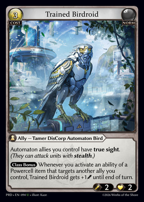 [Norm] Trained Birdroid CURIO FOIL [PRD-094-U]