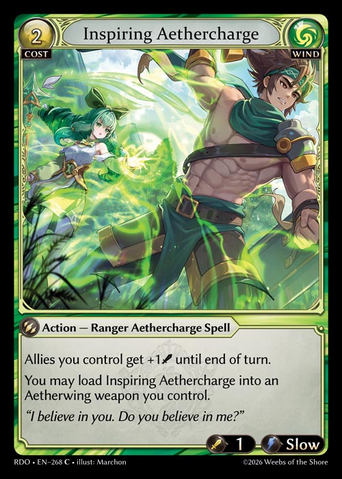 [Wind] Inspiring Aethercharge [RDO-268-C]