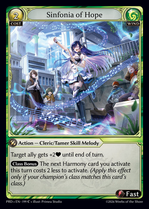 [Wind] Sinfonia of Hope FOIL [PRD-199-C]