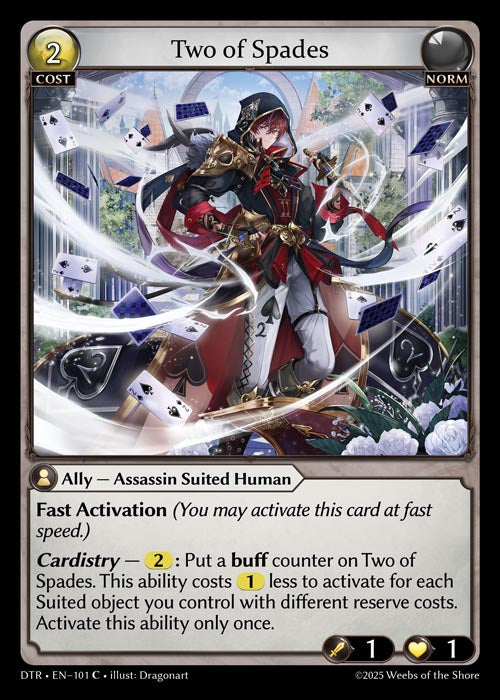 [Norm] Two of Spades FOIL [DTR-101-C]