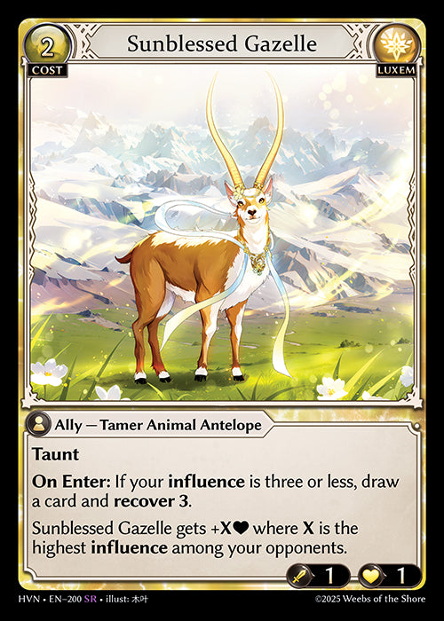 [Luxem] Sunblessed Gazelle [HVN-200-SR]