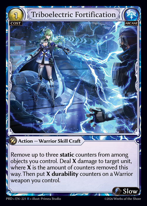 [Arcane] Triboelectric Fortification [PRD-221-R]