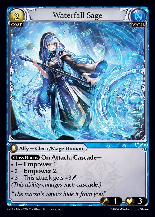 [Water] Waterfall Sage FOIL [PRD-170-C]