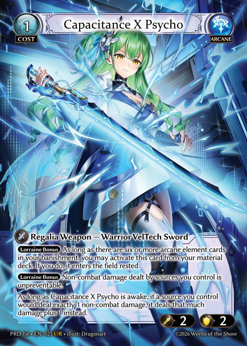 [Arcane] Capacitance X Psycho [PRD 1st-025-UR]