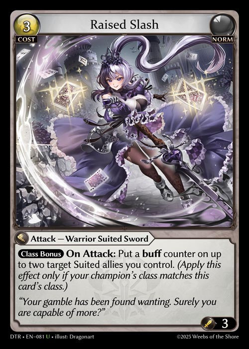 [Norm] Raised Slash [DTR-081-U]
