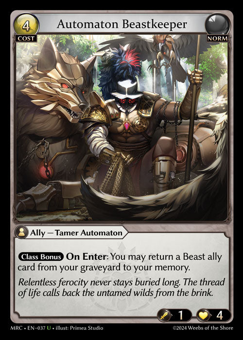 [Norm] Automaton Beastkeeper [MRC-037-U]