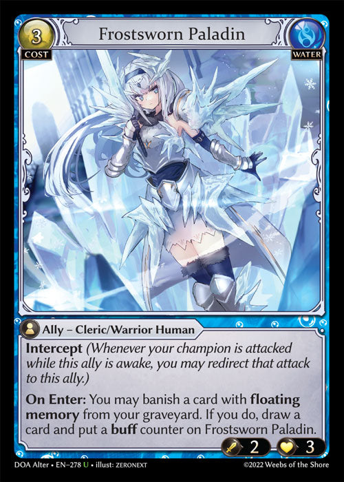 [Water] Frostsworn Paladin [DOA Alter-278-U]