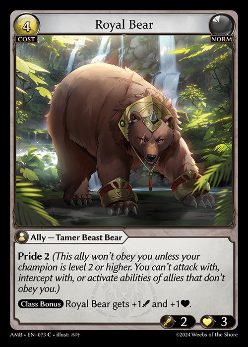 [Norm] Royal Bear FOIL [AMB-073-C]