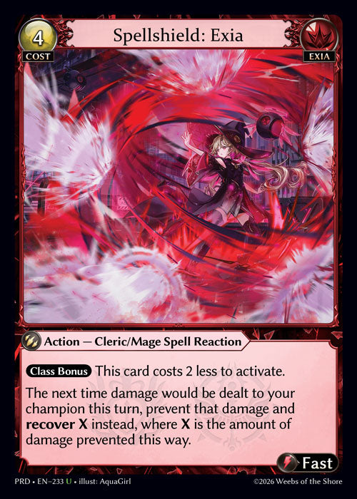 [Exia] Spellshield: Exia CURIO FOIL [PRD-233-U]