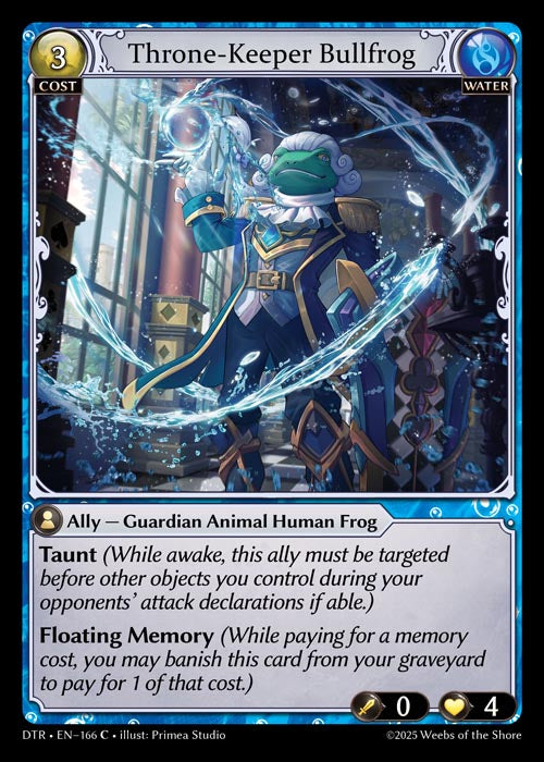 [Water] Throne-Keeper Bullfrog [DTR-166-C]