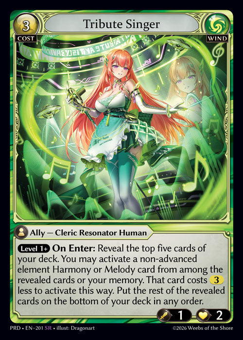 [Wind] Tribute Singer [PRD-201-SR]