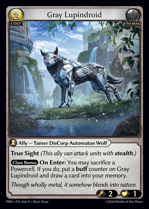 [Norm] Gray Lupindroid FOIL [PRD-064-R]