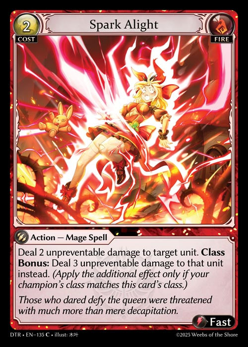[Fire] Spark Alight FOIL [DTR-135-C]
