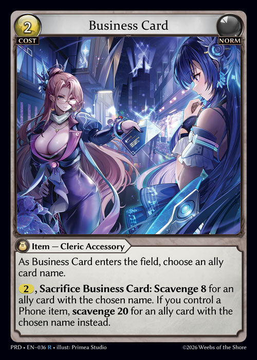 [Norm] Business Card [PRD-036-R]