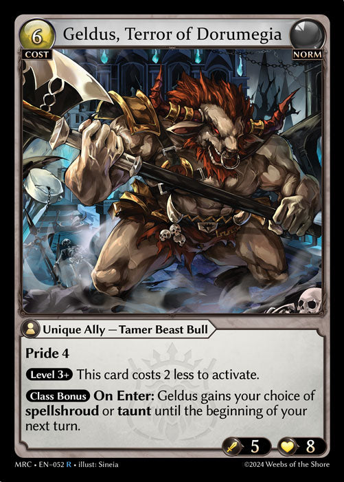 [Norm] Geldus, Terror of Dorumegia [MRC-052-R]