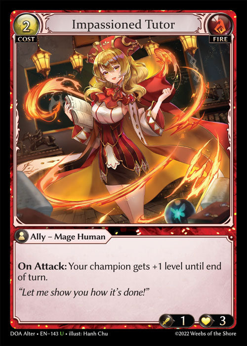 [Fire] Impassioned Tutor [DOA Alter-143-U]