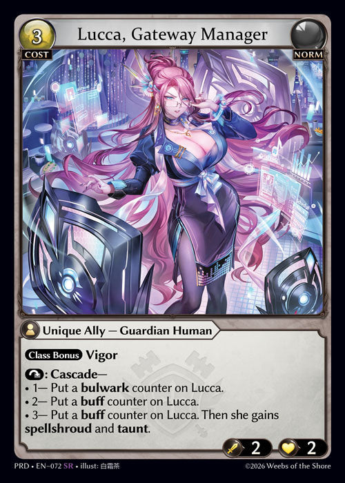 [Norm] Lucca, Gateway Manager FOIL [PRD-072-SR]