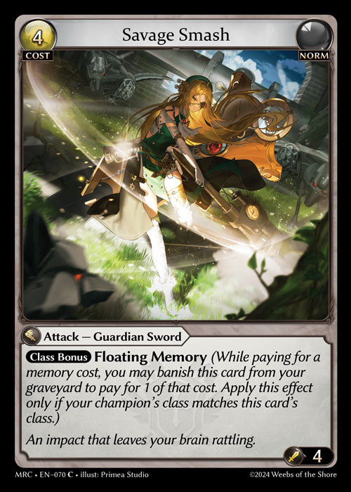 [Norm] Savage Smash [MRC-070-C]