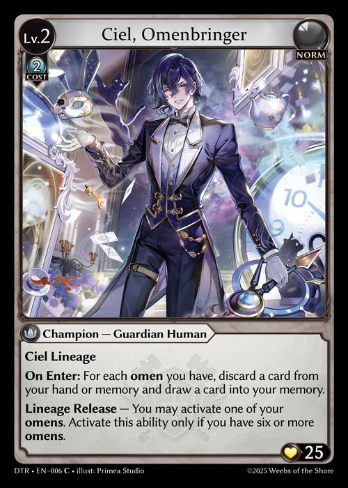 [Norm] Ciel, Omenbringer FOIL [DTR-006-C]