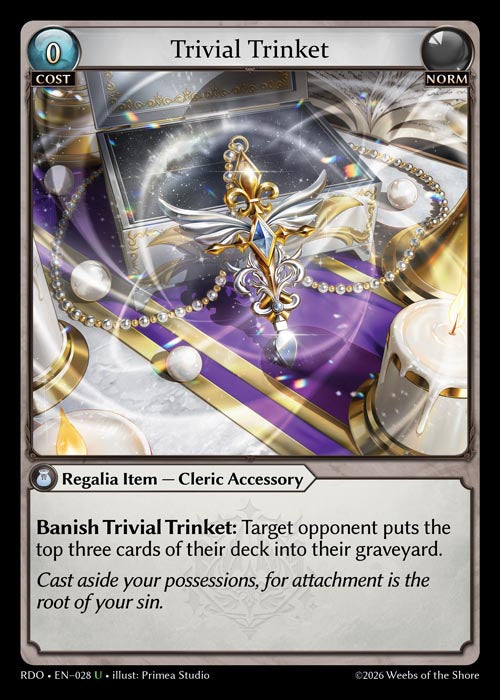 [Norm] Trivial Trinket FOIL [RDO-028-U]