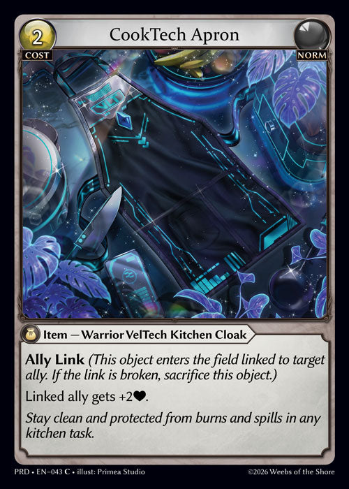 [Norm] CookTech Apron CURIO FOIL [PRD-043-C]