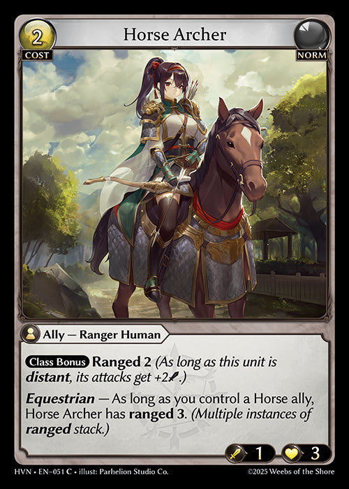 [Norm] Horse Archer FOIL [HVN-051-C]