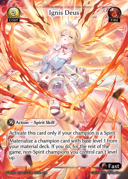 [Fire] Ignis Deus [DTR 1st-123-UR]