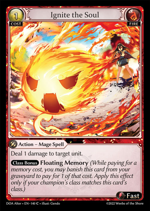 [Fire] Ignite the Soul [DOA Alter-140-C]
