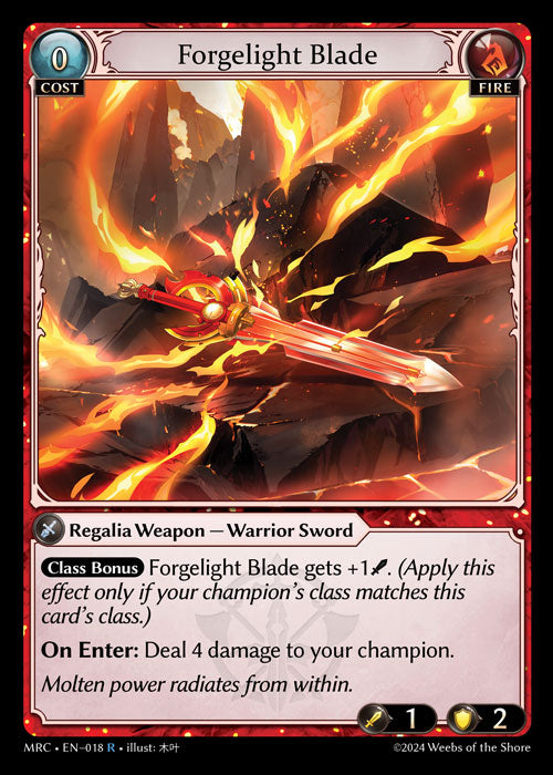 [Fire] Forgelight Blade [MRC-018-R]