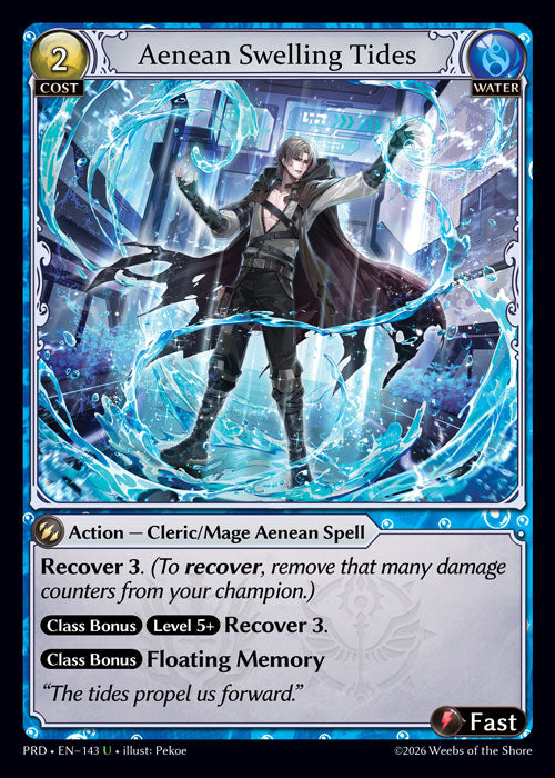 [Water] Aenean Swelling Tides FOIL [PRD-143-U]