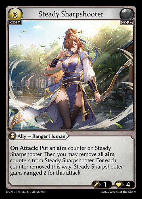 [Norm] Steady Sharpshooter FOIL [HVN-065-U]