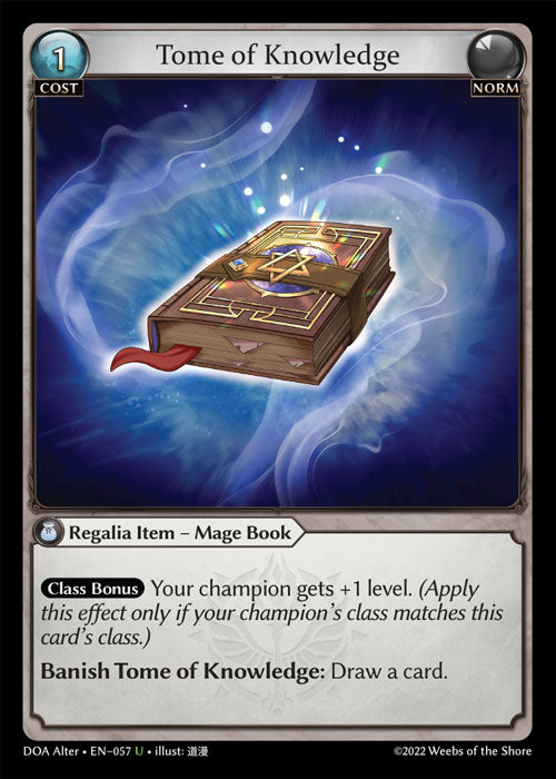 [Norm] Tome of Knowledge [DOA Alter-057-U]