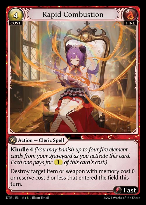 [Fire] Rapid Combustion FOIL [DTR-131-U]