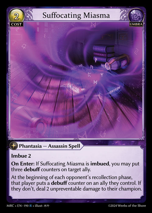 [Umbra] Suffocating Miasma FOIL [MRC-190-R]