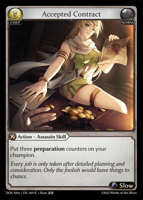 [Norm] Accepted Contract FOIL [DOA Alter-069-C]