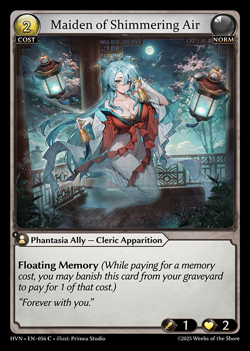 [Norm] Maiden of Shimmering Air FOIL [HVN-056-C]