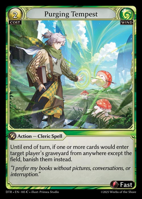 [Wind] Purging Tempest FOIL [DTR-185-C]