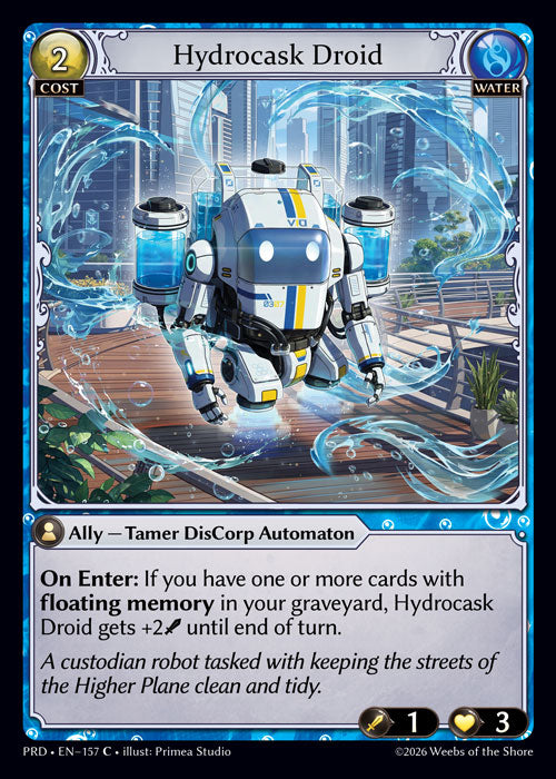 [Water] Hydrocask Droid CURIO FOIL [PRD-157-C]