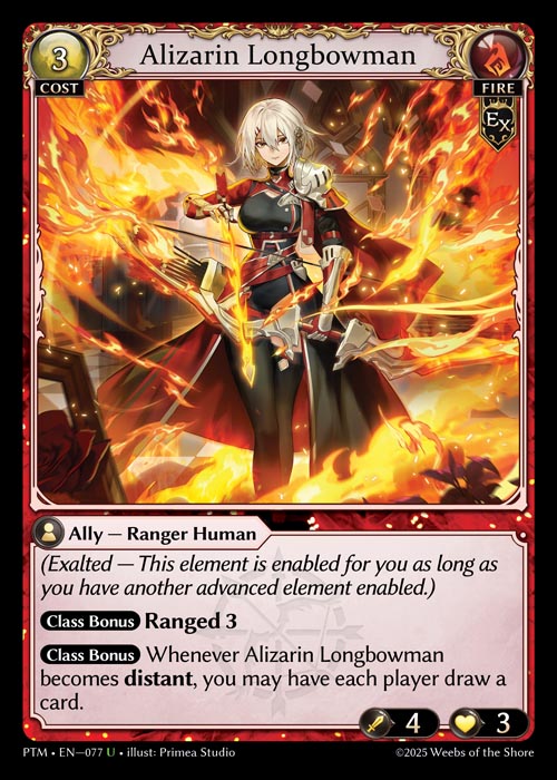 [Exalted] Alizarin Longbowman [PTM-077-U]