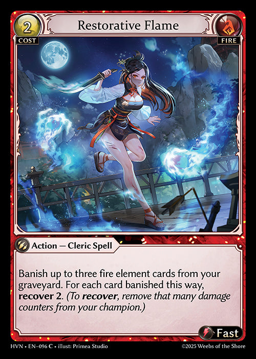 [Fire] Restorative Flame FOIL [HVN-096-C]